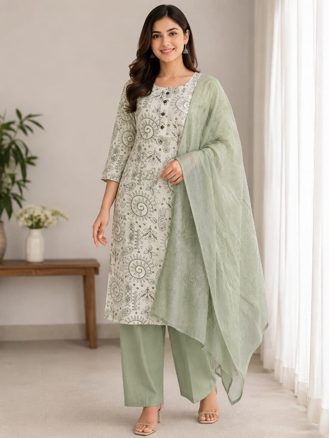 3-Piece Kurta Set
