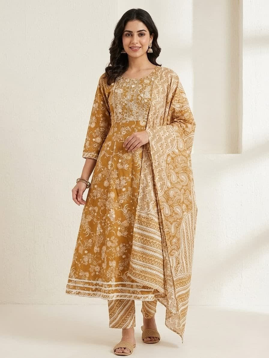 Anarkali 3-Piece Set